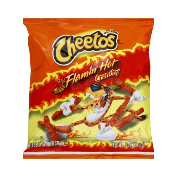 hot chips usa cheetos crunchy flamin hot 28 3g usa foods hot chips usa cheetos crunchy flamin hot 28 3g usa foods