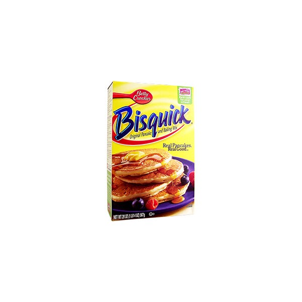 make bisquick pancakes to thick 30 567g baking oz our mix pancakes bisquick makes around  how 20 pancake