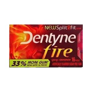 Dentyne Fire Spicy Cinnamon Chewing Gum  | 