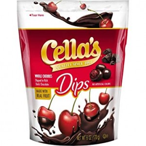 Cella's Dips Whole Dark Chocolate Covered Cherries 170g | 