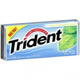 Trident Sugar Free Gum 14 Stick Pack- Mint Bliss