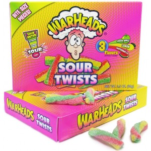 Warheads Sour Twists T/Box 99g | 