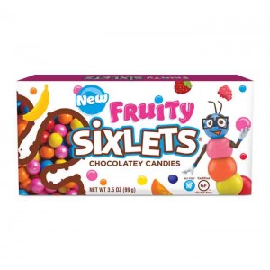 Fruity Sixlets Chocolatey Candies 99g NEW | 