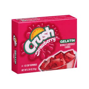 Crush Gelatin Jelly Dessert-Strawberry 79g | 