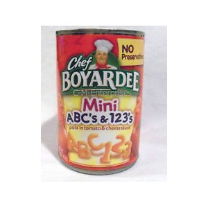 Chef Boyardee Mini ABC's & 123's 425g  | 