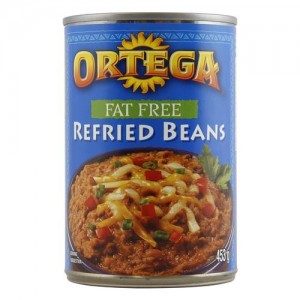 Ortega Fat Free Refried Beans 453g  | 