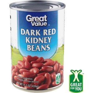 Great Value dark Red Kidney Beans 439g | 
