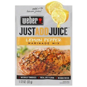 Weber Lemon Pepper Marinade Mix Just Add Juice 32g  | 