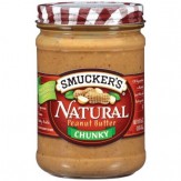 Smucker's Natural Chunky Peanut Butter 454g