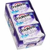 Trident White Sugar Free Gum, Cool Rush, 16 Pieces