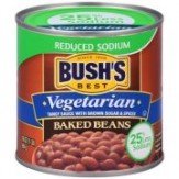 Bush's Baked Beans- Vegetarian 25% less sodium 454g 