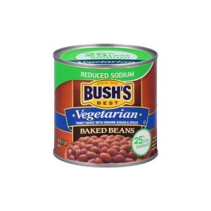 Bush's Baked Beans- Vegetarian 25% less sodium 454g  | 