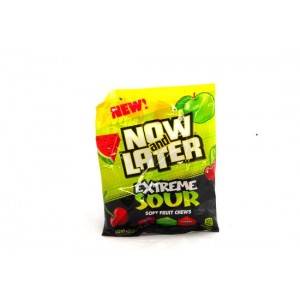 Now and Later Extreme Sour Peg Bag 120g SUPER SPECIAL 50% OFF | 