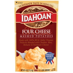 Idahoan Mashed Potatoes- Four Cheese 113.4g | 
