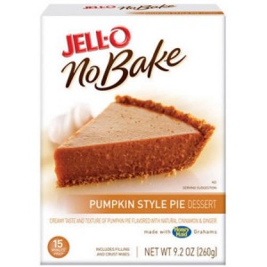 Jell-O No Bake Pumpkin Pie Style Dessert 260g | 