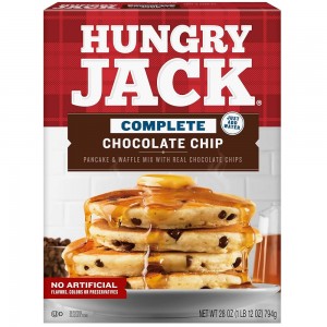 hungry jack pancake mix complete chocolate chip 28oz | 