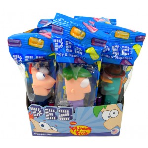 Pez Phineas & Ferb x 3 Assorted | 