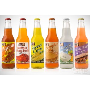 Lesters Fixins Bacon Soda  with Chocolate 355ml Glass Bottle | 