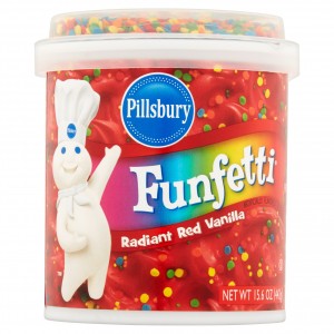 Pillsbury Funfetti Frosting Radiant Red Vanilla  442g  | 