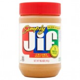 Jif Simply Low Sodium Creamy Peanut Butter 440g