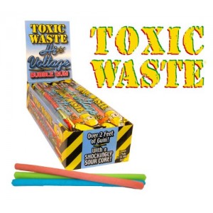 Toxic Waste Hi Voltage Sour Bubblegum 90g | 