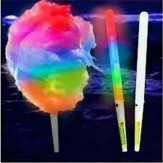 Colorful LED Cotton Candy Sticks Glow Light up Floss Stick 