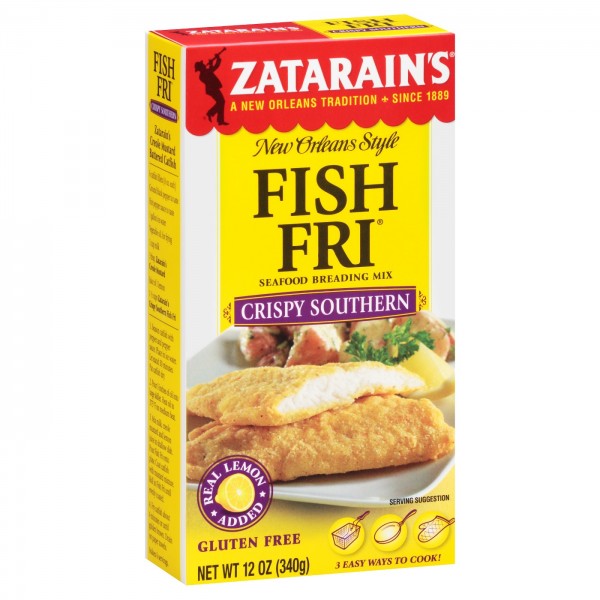 Zatarain's® Fish Fri® Crispy Southern Seafood Breading Mix 340g USA Foods