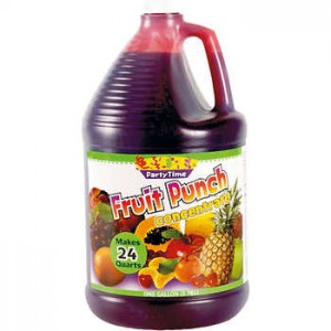 Party Time Fruit Punch Concentrate 1 gallon | 