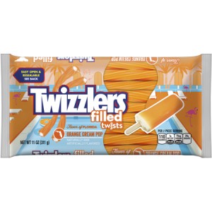 Twizzlers, Filled Orange Cream Pop Twists 311g | 