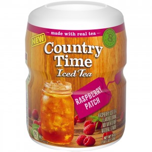 Country Time Iced Tea Raspberry Patch 538g Canister | 