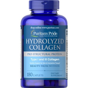 Puritans Pride Hydrolyzed Collagen 1000 mg180 Caplets, | 