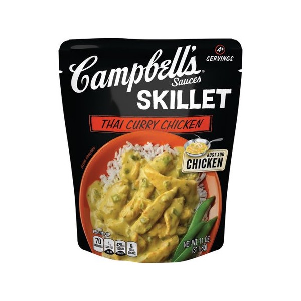 Campbells Skillet Sauce Thai Curry Chicken 311.8g USA Foods