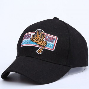 Bubba Gump Shrimp Co. Forrest Gump Cap -BLACK -Embroidered | 