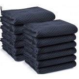 MOVING BLANKETS X 12 PACK -BLACK 