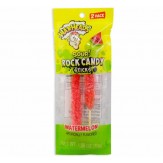  WARHEADS SOUR WATERMELON ROCK CANDY STICKS 2PK PEG BAG