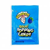  WARHEADS POPPING CANDY POUCH IN DISPLAY - BLUE RASPBERRY