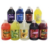 SLUSHIE SYRUP MIX 1/2 GALLON -4 TO 1 MIX - CHERRY