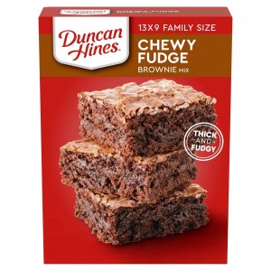Duncan Hines Brownie Mix, Chewy Fudge, 18.3 oz. Ounce | 