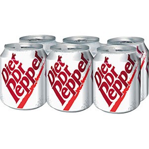 Dr Pepper Diet-355ml - 6 Pack Cans  | 