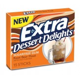 Extra Dessert Delights Root Beer Float  Chewing Gum DATED STOCK x2