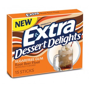 Extra Dessert Delights Root Beer Float  Chewing Gum DATED STOCK x2 | 